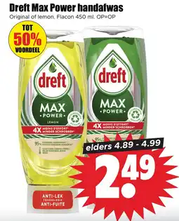 Dirk Dreft Max Power handafwas aanbieding