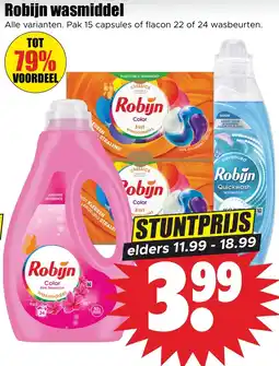 Dirk Robijn wasmiddel aanbieding