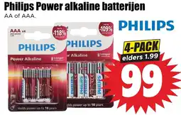 Dirk Philips Power alkaline batterijen AA of AAA aanbieding