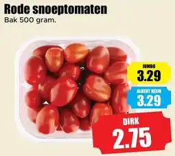 Dirk Rode snoeptomaten aanbieding