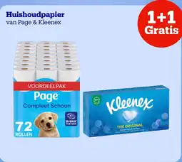 Bol.com Page & Kleenex Huishoudpapier aanbieding
