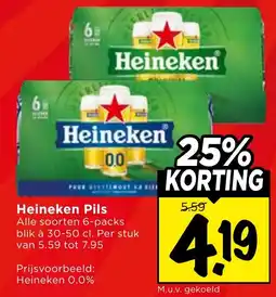 Vomar Voordeelmarkt Heineken Pils aanbieding