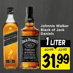 Vomar Voordeelmarkt Johnnie Walker Black of Jack Daniels aanbieding