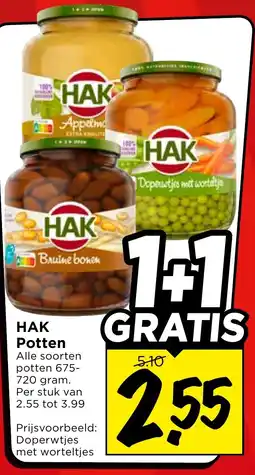 Vomar Voordeelmarkt HAK Potten aanbieding