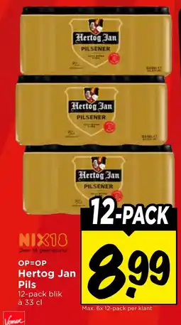 Vomar Voordeelmarkt Hertog Jan Pils aanbieding