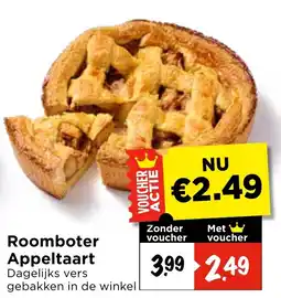 Vomar Voordeelmarkt Roomboter Appeltaart aanbieding