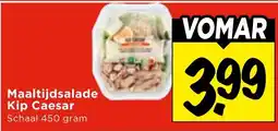 Vomar Voordeelmarkt Maaltijdsalade Kip Caesar aanbieding