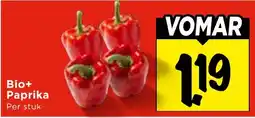 Vomar Voordeelmarkt Bio+ Paprika aanbieding