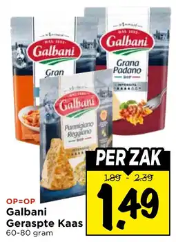 Vomar Voordeelmarkt Galbani Geraspte Kaas aanbieding
