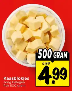 Vomar Voordeelmarkt Kaasblokjes aanbieding
