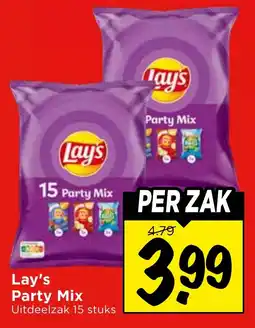 Vomar Voordeelmarkt Lay's Party Mix aanbieding