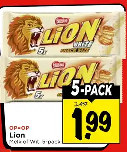 Vomar Voordeelmarkt Lion Melk of Wit aanbieding