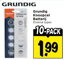 Vomar Voordeelmarkt Grundig Knoopcel Batterij aanbieding