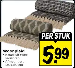 Vomar Voordeelmarkt Woonplaid aanbieding