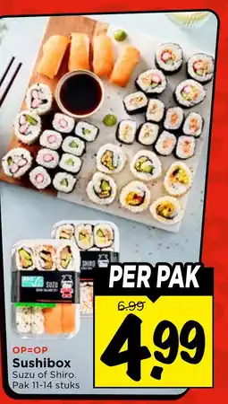 Vomar Voordeelmarkt Sushibox aanbieding