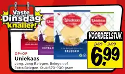 Vomar Voordeelmarkt Uniekaas aanbieding