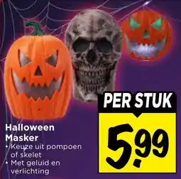 Vomar Voordeelmarkt Halloween Masker aanbieding