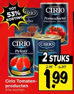 Alle Cirio Tomaten-producten