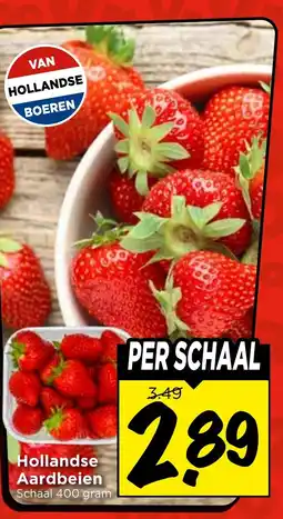 Vomar Voordeelmarkt Hollandse Aardbeien aanbieding