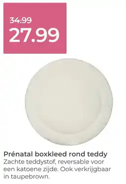 Prenatal Prénatal boxkleed rond teddy aanbieding