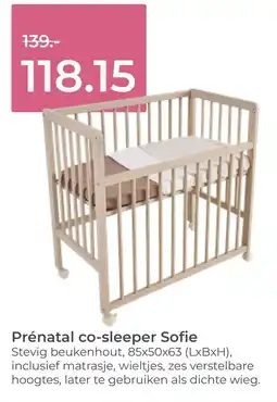 Prenatal Prénatal co-sleeper Sofie aanbieding