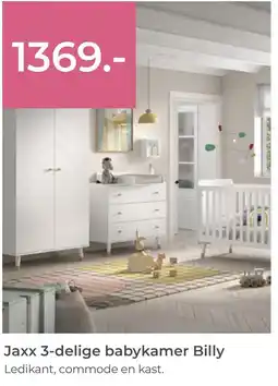 Prenatal Jaxx 3-delige babykamer Billy aanbieding