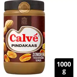 Jumbo Calvé Pindakaas Regular 1 kg aanbieding