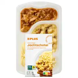 PLUS PLUS Jachtschotel aardappelpuree appelmoes aanbieding