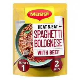 PLUS Maggi Heat & Eat spaghetti bolognese aanbieding