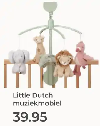 Prenatal Little Dutch muziekmobiel aanbieding