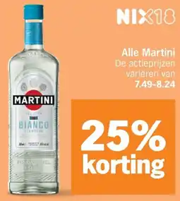Albert Heijn Alle Martini aanbieding