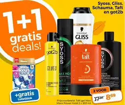 Trekpleister Syoss, Gliss, Schauma, Taft en got2b aanbieding