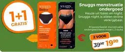 Trekpleister snuggs menstruatie ondergoed aanbieding