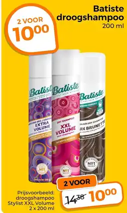 Trekpleister Batiste droogshampoo aanbieding