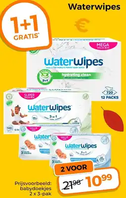 Trekpleister Waterwipes aanbieding