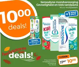 Trekpleister Sensodyne mondverzorging aanbieding