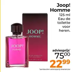 Trekpleister Joop! Homme aanbieding