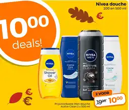 Trekpleister Nivea douche aanbieding