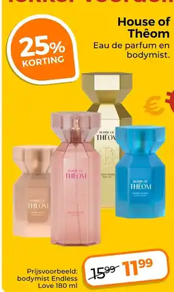 Trekpleister House of Théom Eau de parfum en bodymist aanbieding