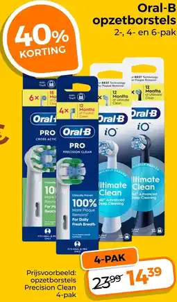 Trekpleister Oral-B opzetborstels aanbieding