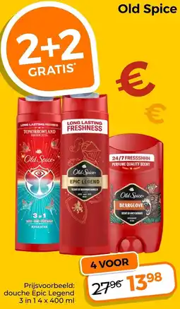 Trekpleister Old Spice aanbieding