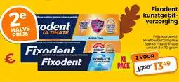 Trekpleister Fixodent Kunstgebitverzorging aanbieding