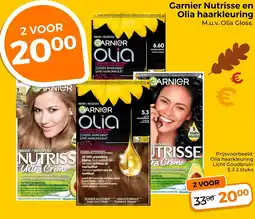 Trekpleister Garnier Nutrisse en Olia haarkleuring aanbieding