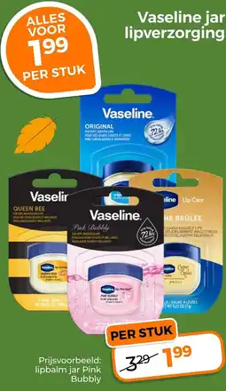 Trekpleister Vaseline lipverzorging aanbieding
