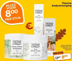 Trekpleister Therme bodyverzorging aanbieding