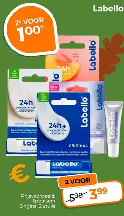 Trekpleister Labello lipbalsem aanbieding