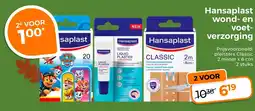 Trekpleister Hansaplast wond- en voetverzorging aanbieding