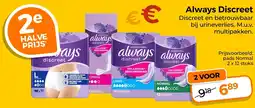 Trekpleister always discreet aanbieding