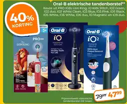Trekpleister Oral- B Elektrische Tandenborstel aanbieding