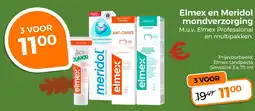 Trekpleister Elmex en Meridol mondverzorging aanbieding